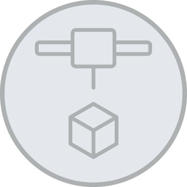 Vektör kutusu simgesi, illüstrasyon