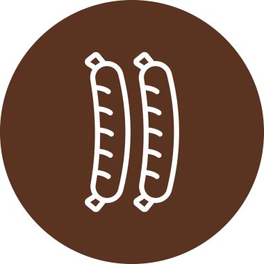 Vektör kahve çekirdeği simgesi