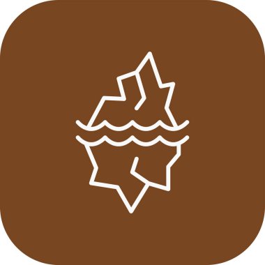 Ağaç simgesinin vektör illüstrasyonu