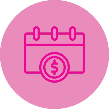 para simgesi vektör illüstrasyonu