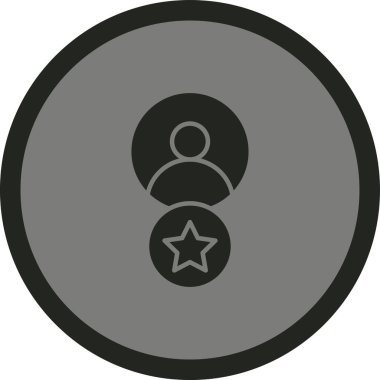 Madalya ikon vektör illüstrasyonu