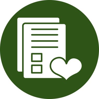 Aşk kalp vektörü sembol tasarımı