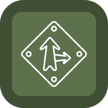 ok simgesi, vektör illüstrasyonu