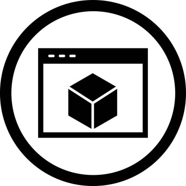 Seo simgesinin vektör illüstrasyonu