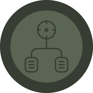 seo modern simgesinin vektör illüstrasyonu