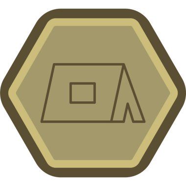 Bir altıgen çerçevenin arka planının vektör çizimi