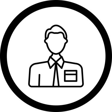 iş simgesi vektör illüstrasyonu