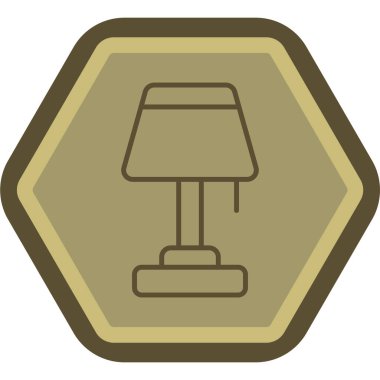 Lamba. Web simgesi basit illüstrasyon