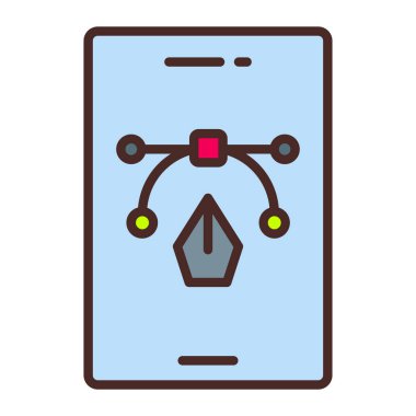 cep telefonu vektör simgesi