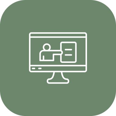 bilgisayar simgesi vektör illüstrasyonu