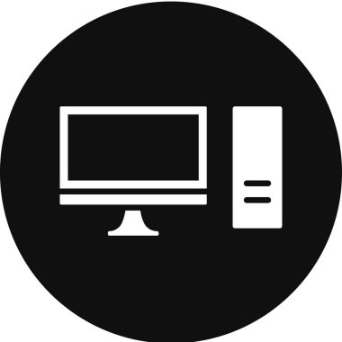 vektör lcd simgesi illüstrasyonu