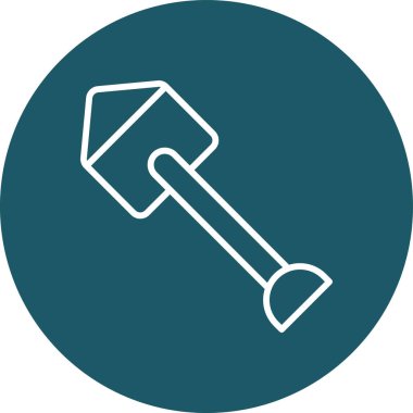 vektör çekiç simgesi, vektör illüstrasyonu