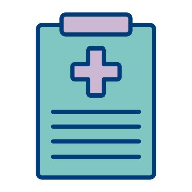 çapraz simgeli tıbbi pano