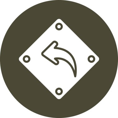 ok simgesi vektör illüstrasyonu