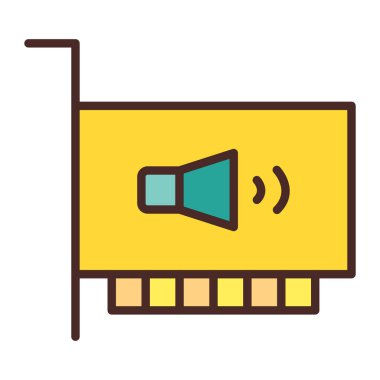 ses simgesi vektör illüstrasyonu