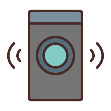 Kolayca düzenleyebilen ve düzenleyebilen ses hoparlörü vektörü simgesi