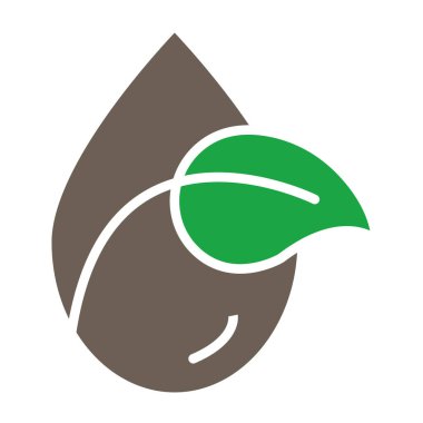 yeşil kahve fasulyesi logo tasarım şablonu vektörü