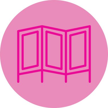 Mobilya simgesinin vektör illüstrasyonu