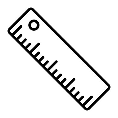 cetvel simgesi çizimi