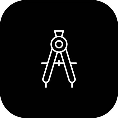 Pusula simgesinin vektör illüstrasyonu