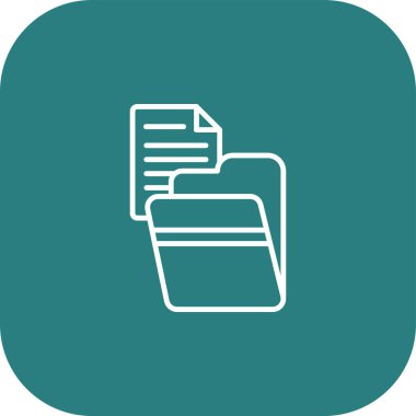 Vektör Dizin simgesi, vektör illüstrasyonu