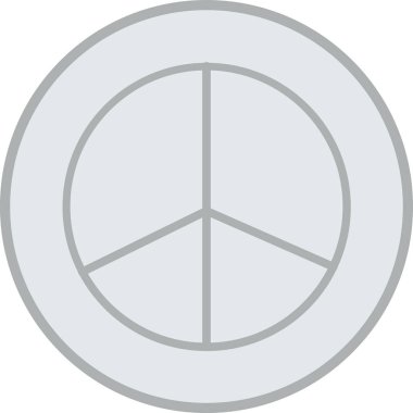 Barış sembolü simgesi vektör illüstrasyon