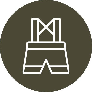 Modern bina ikonundan yoksun vektör illüstrasyonu