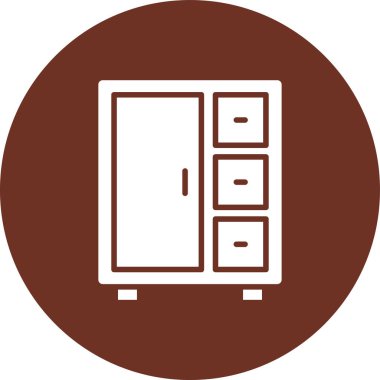 Gardırop. Web simgesi basit tasarım