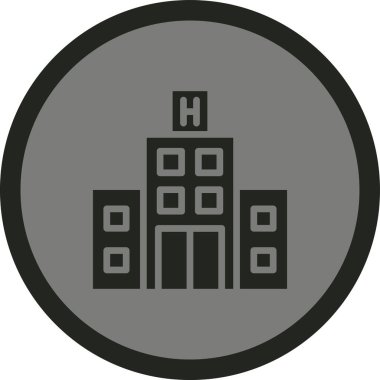 Otel oluşturma simgesi basit