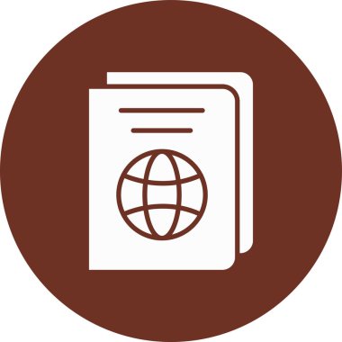 belge simgesi, vektör çizimi