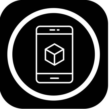 vektör cep telefon simgesi