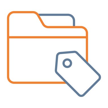 belge dizini izole edilmiş simge