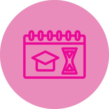 Eğitim simgesinin vektör illüstrasyonu