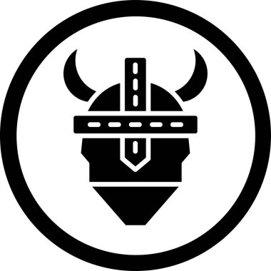 Kask vektör simgesi. Siyah vektör logosu beyaz arkaplan kaskında izole edildi.