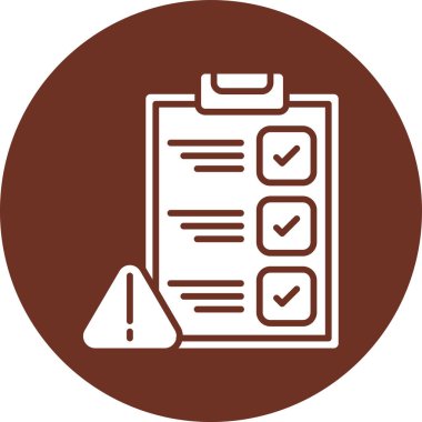 vektör illüstrasyon simgesini kontrol et