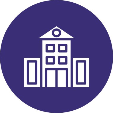 okul simgesi vektör illüstrasyonu