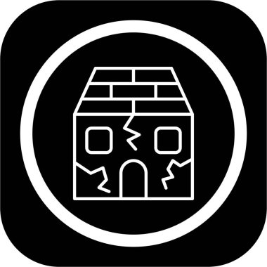 Ev simgesinin vektör illüstrasyonu