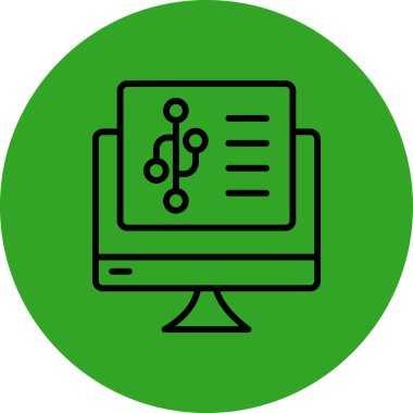 veri analiz vektörü simgesi