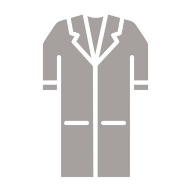 Erkek giyimi ikonu. Düz renk tasarımı. vektör illüstrasyonu.