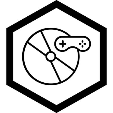 Kontrolör. Web simgesi vektör illüstrasyonu