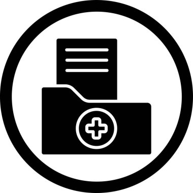 Tıbbi ve sağlık hizmetleri ikonu. vektör illüstrasyonu