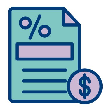 Paralı fatura ve hesap makinesi vektör illüstrasyon tasarımı