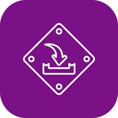 ok simgesinin vektör illüstrasyonu