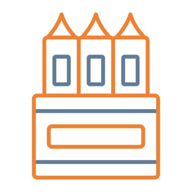 Bina. Web simgesi basit illüstrasyon