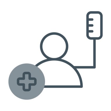 Tıbbi doktor simgesinin vektör çizimi