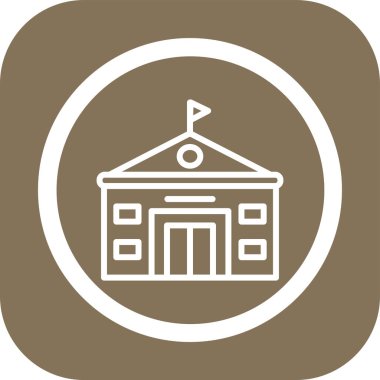 vektör üniversite simgesi illüstrasyonu