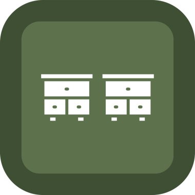 vektör kabine simgesi