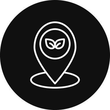 harita pin vektör simgesi