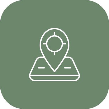 vektör gps konum simgesi