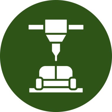 Modern bir simgenin vektör illüstrasyonu